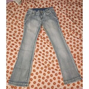 Women's Zana Di Jeans Boot Cut Size Size 5 Acid Wash Ramie Blend Y2K Jean